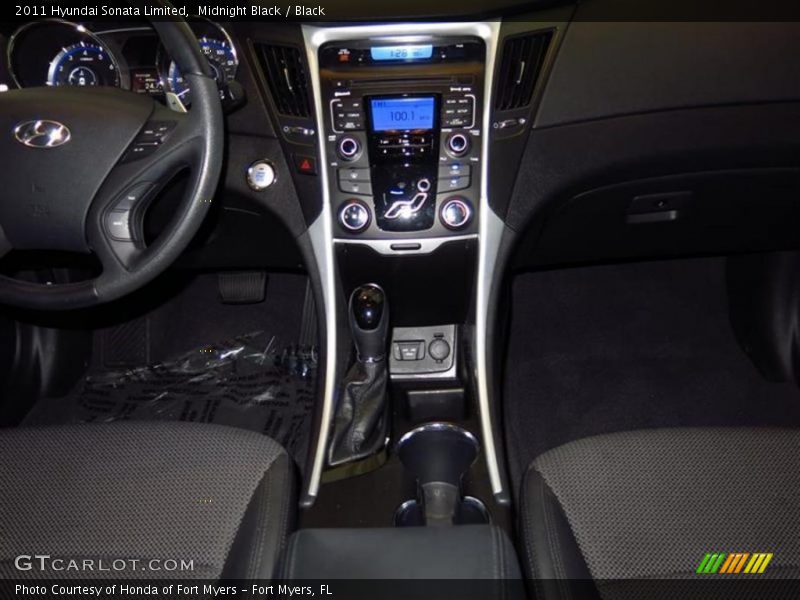 Midnight Black / Black 2011 Hyundai Sonata Limited