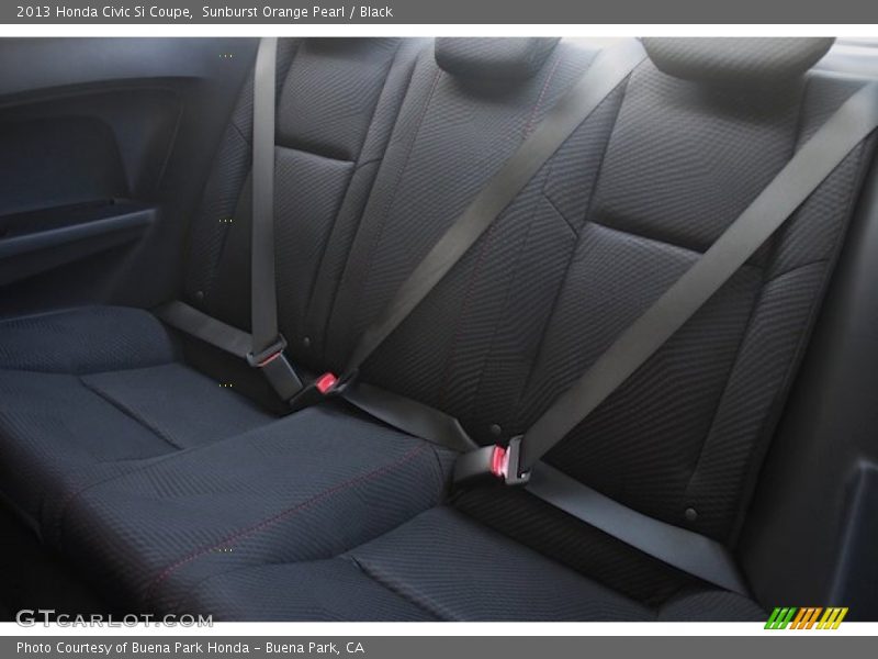 Rear Seat of 2013 Civic Si Coupe