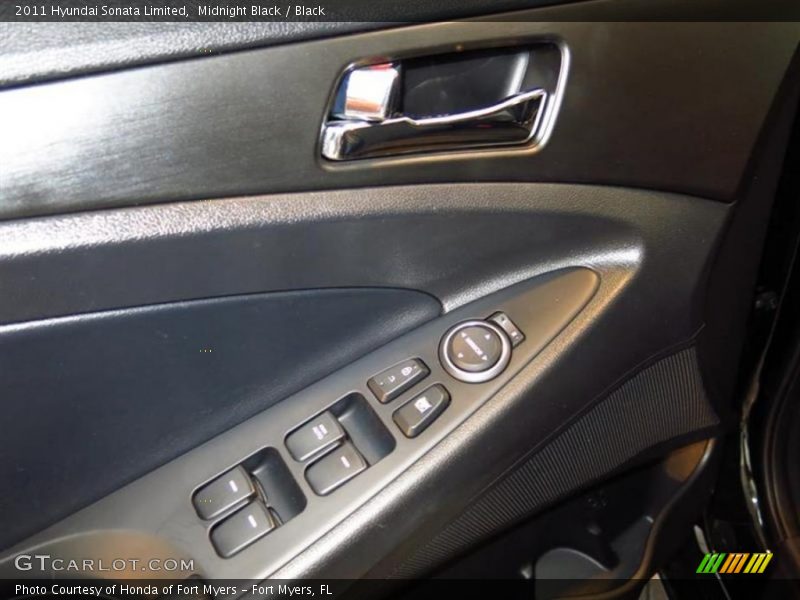 Midnight Black / Black 2011 Hyundai Sonata Limited