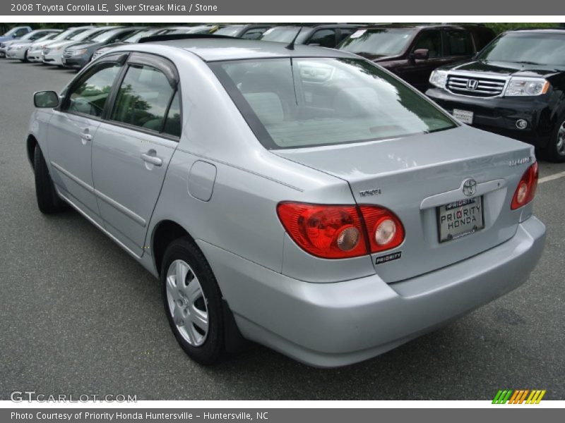 Silver Streak Mica / Stone 2008 Toyota Corolla LE