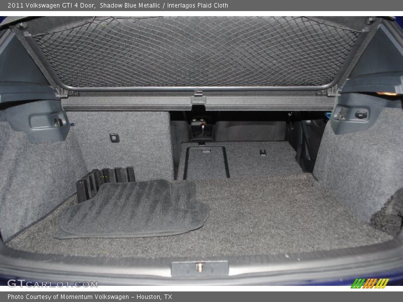 Shadow Blue Metallic / Interlagos Plaid Cloth 2011 Volkswagen GTI 4 Door