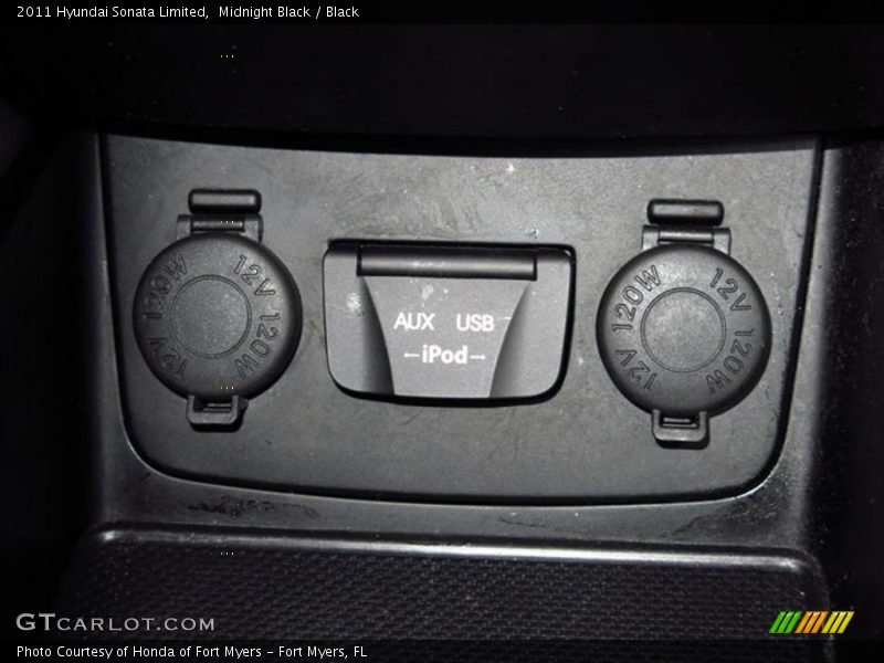 Midnight Black / Black 2011 Hyundai Sonata Limited