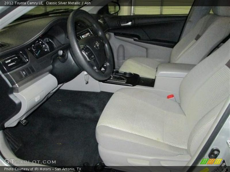 Classic Silver Metallic / Ash 2012 Toyota Camry LE