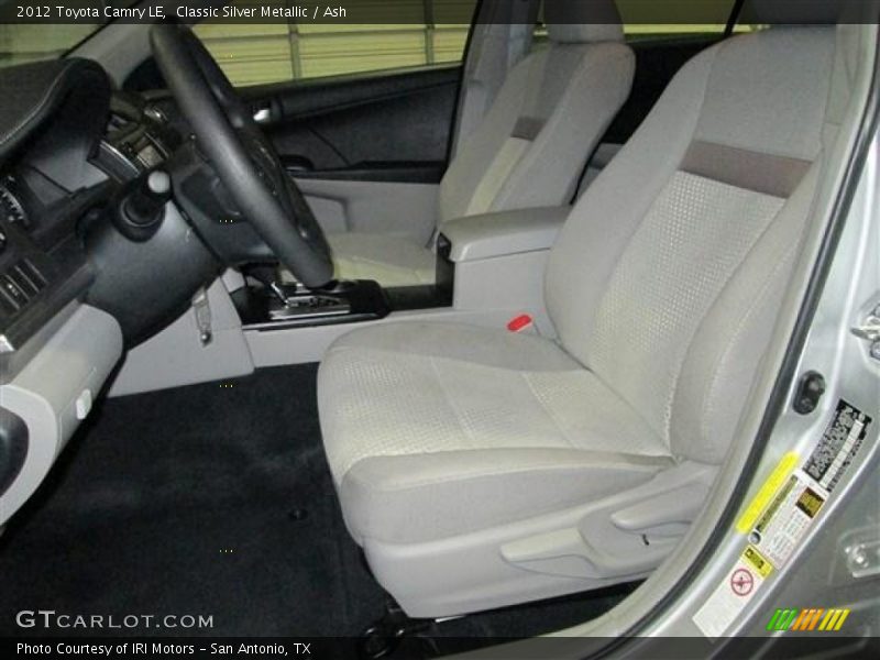 Classic Silver Metallic / Ash 2012 Toyota Camry LE