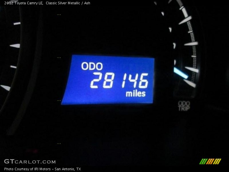 Classic Silver Metallic / Ash 2012 Toyota Camry LE