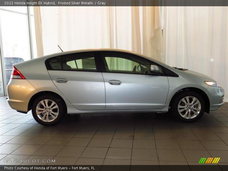 Frosted Silver Metallic / Gray 2013 Honda Insight EX Hybrid