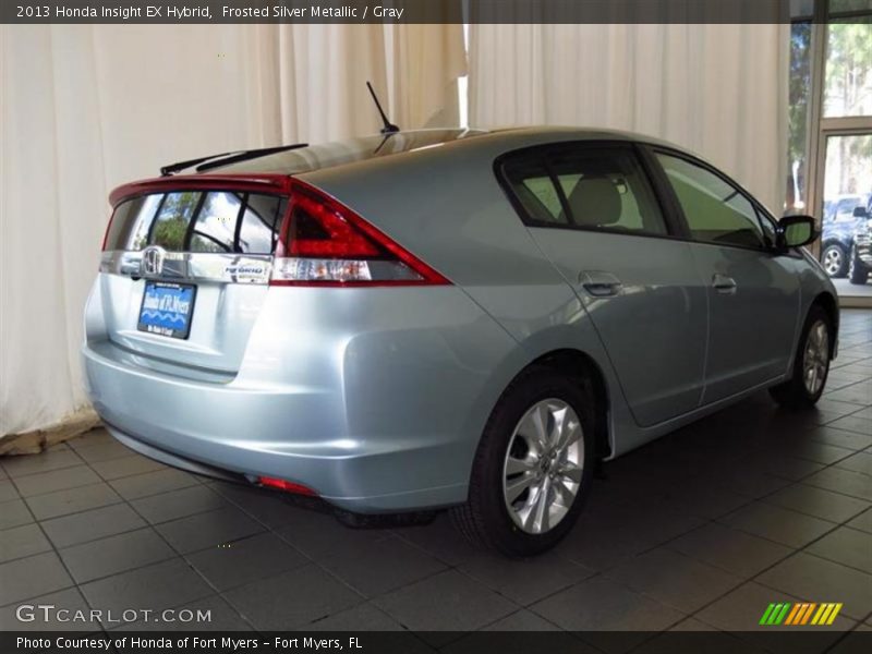 Frosted Silver Metallic / Gray 2013 Honda Insight EX Hybrid