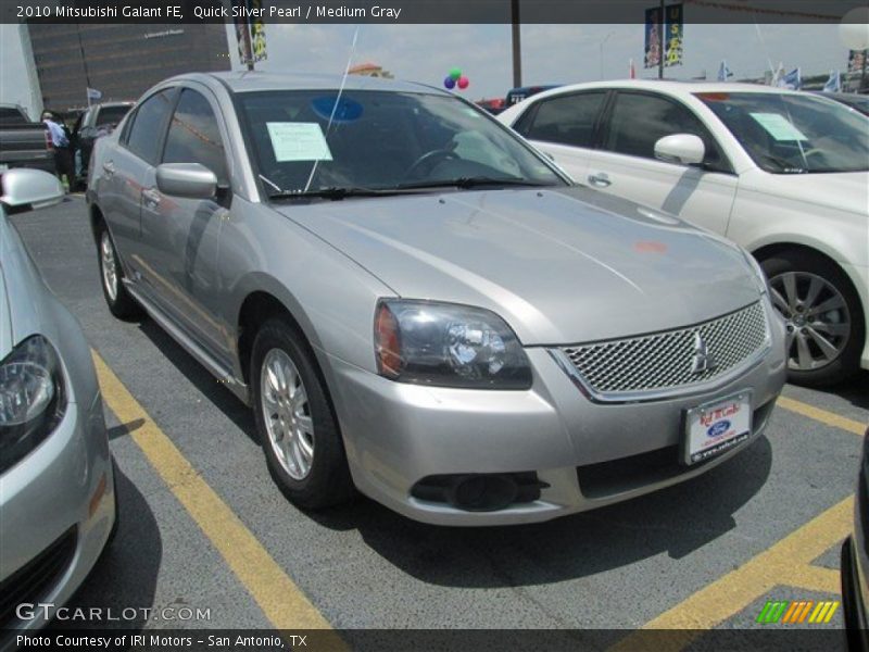 Quick Silver Pearl / Medium Gray 2010 Mitsubishi Galant FE