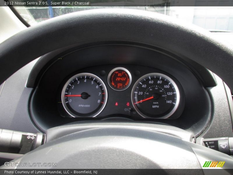 Super Black / Charcoal 2012 Nissan Sentra 2.0 S