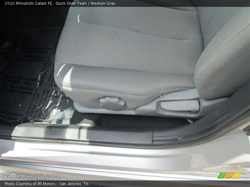 Quick Silver Pearl / Medium Gray 2010 Mitsubishi Galant FE