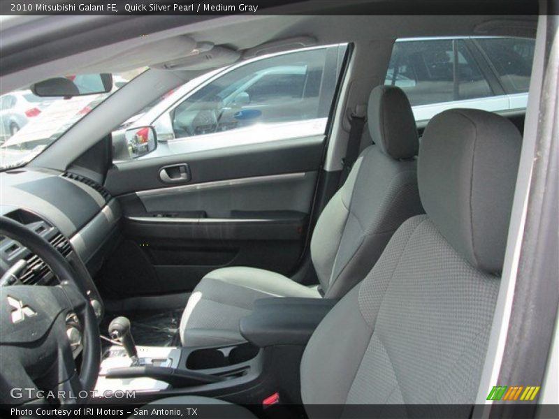 Quick Silver Pearl / Medium Gray 2010 Mitsubishi Galant FE