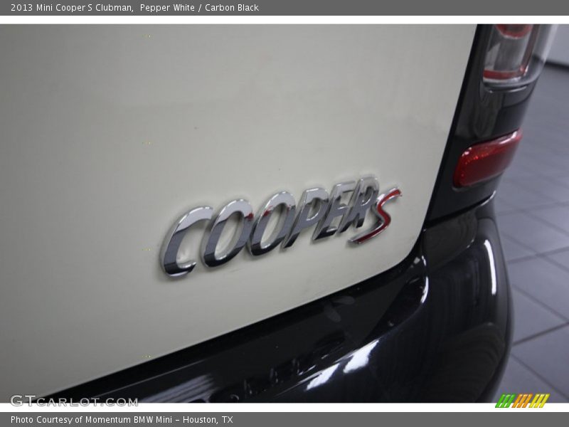 Pepper White / Carbon Black 2013 Mini Cooper S Clubman