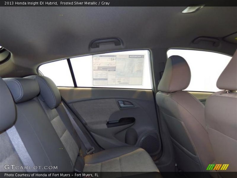 Frosted Silver Metallic / Gray 2013 Honda Insight EX Hybrid