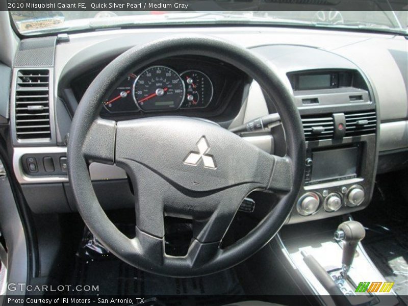 Quick Silver Pearl / Medium Gray 2010 Mitsubishi Galant FE