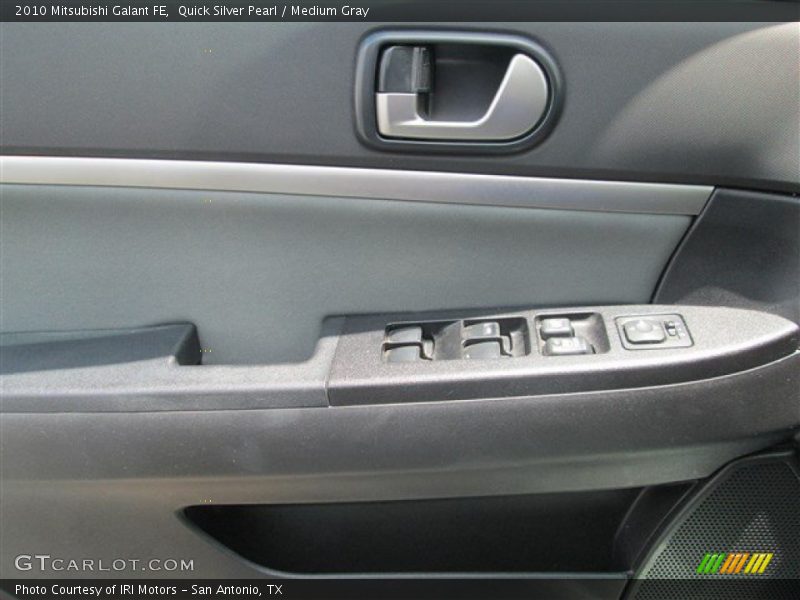 Quick Silver Pearl / Medium Gray 2010 Mitsubishi Galant FE