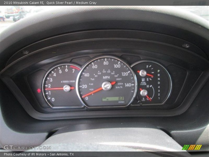 Quick Silver Pearl / Medium Gray 2010 Mitsubishi Galant FE