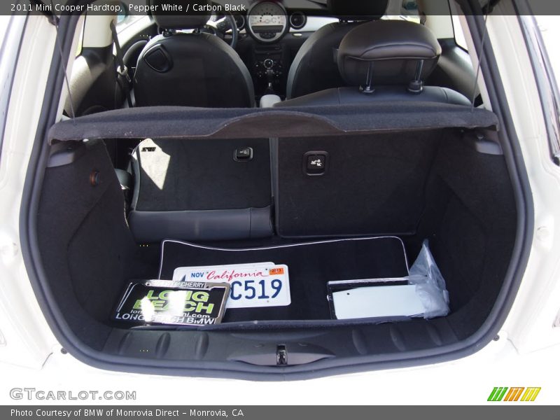 Pepper White / Carbon Black 2011 Mini Cooper Hardtop