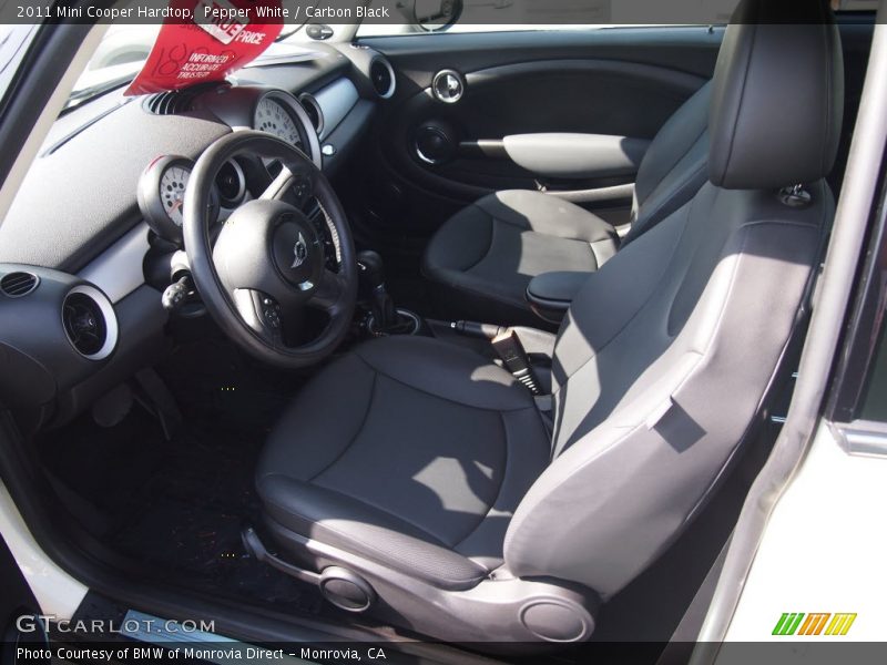 Pepper White / Carbon Black 2011 Mini Cooper Hardtop