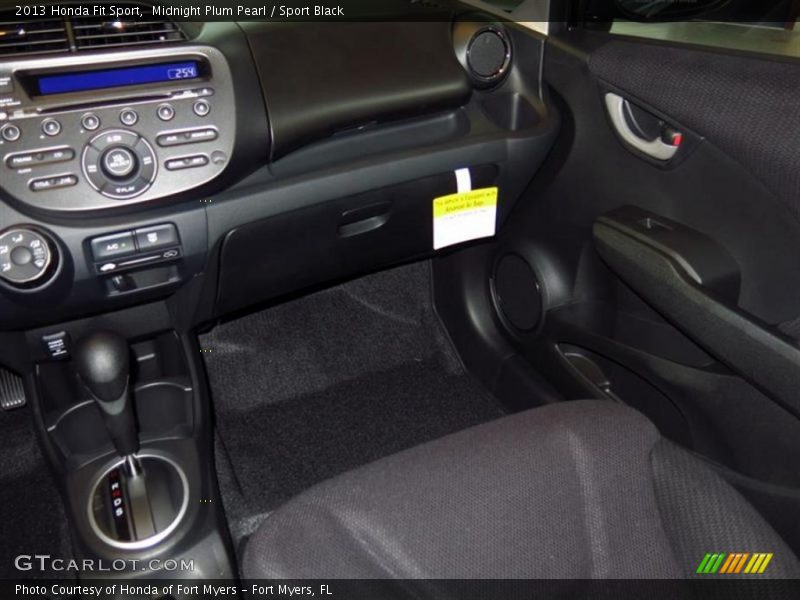 Midnight Plum Pearl / Sport Black 2013 Honda Fit Sport