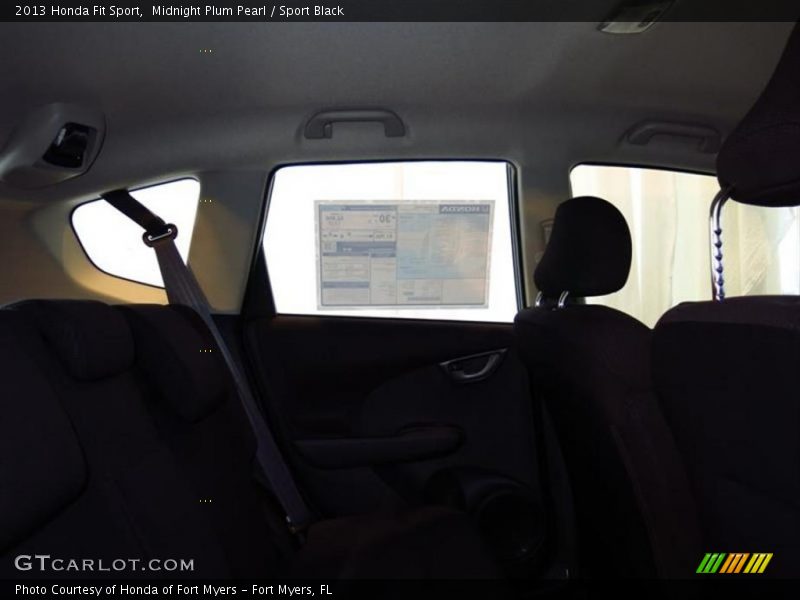 Midnight Plum Pearl / Sport Black 2013 Honda Fit Sport