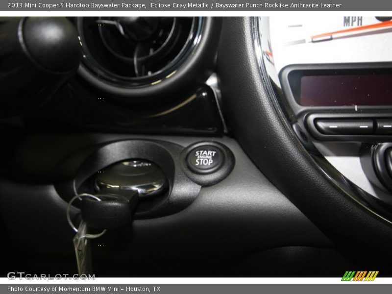 Eclipse Gray Metallic / Bayswater Punch Rocklike Anthracite Leather 2013 Mini Cooper S Hardtop Bayswater Package