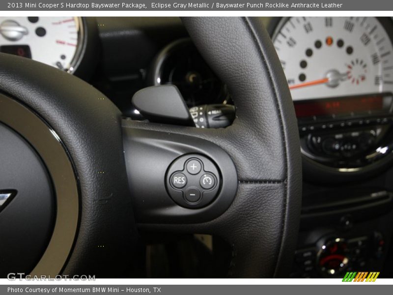 Eclipse Gray Metallic / Bayswater Punch Rocklike Anthracite Leather 2013 Mini Cooper S Hardtop Bayswater Package