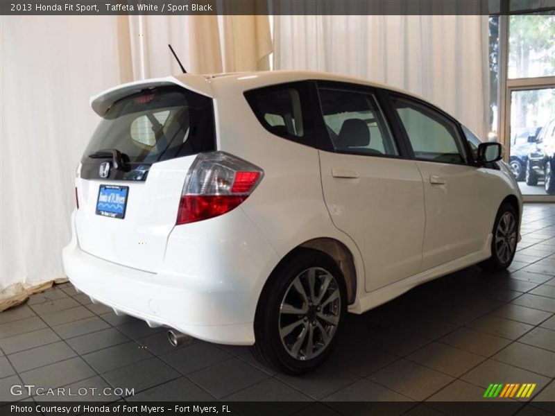 Taffeta White / Sport Black 2013 Honda Fit Sport
