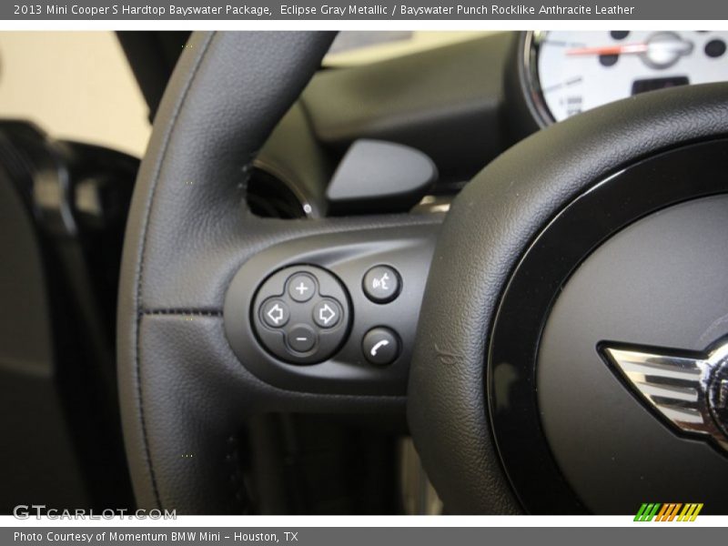 Eclipse Gray Metallic / Bayswater Punch Rocklike Anthracite Leather 2013 Mini Cooper S Hardtop Bayswater Package