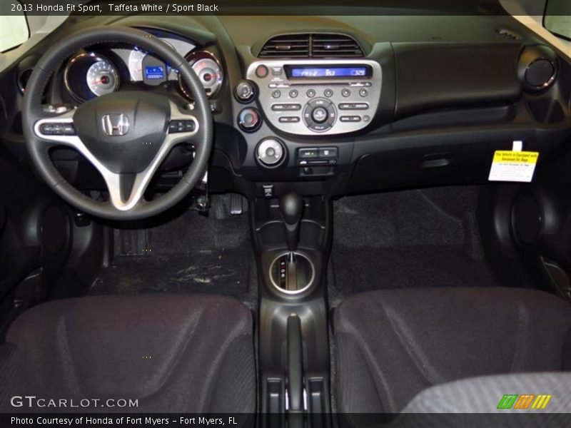 Taffeta White / Sport Black 2013 Honda Fit Sport