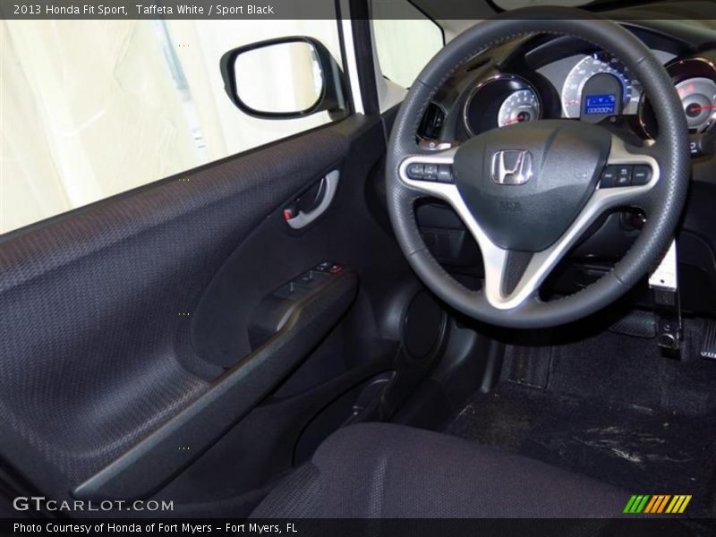 Taffeta White / Sport Black 2013 Honda Fit Sport