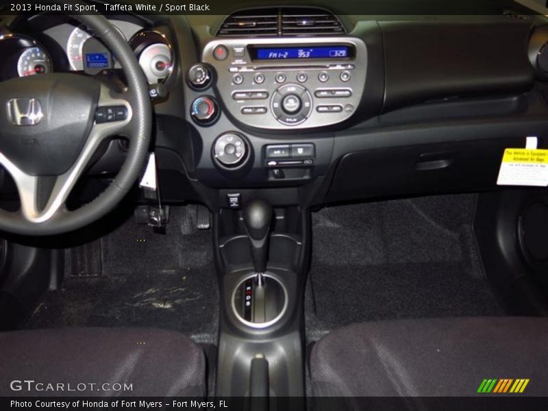 Taffeta White / Sport Black 2013 Honda Fit Sport