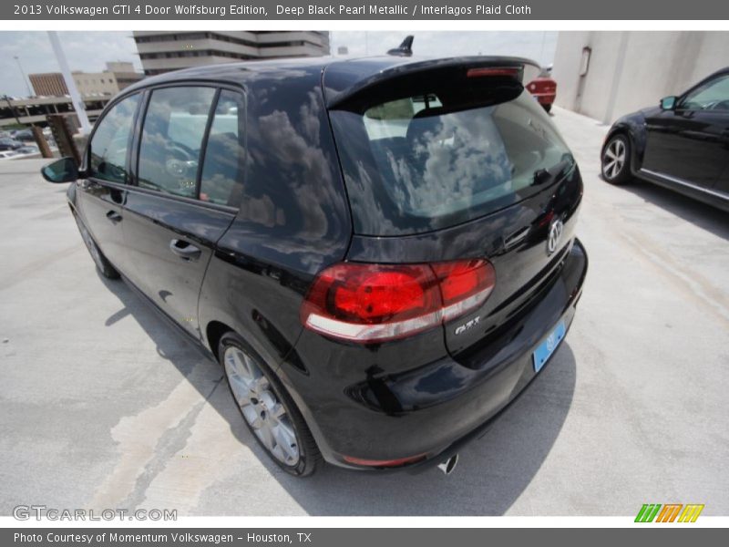 Deep Black Pearl Metallic / Interlagos Plaid Cloth 2013 Volkswagen GTI 4 Door Wolfsburg Edition