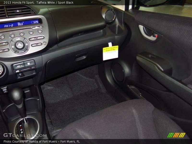 Taffeta White / Sport Black 2013 Honda Fit Sport
