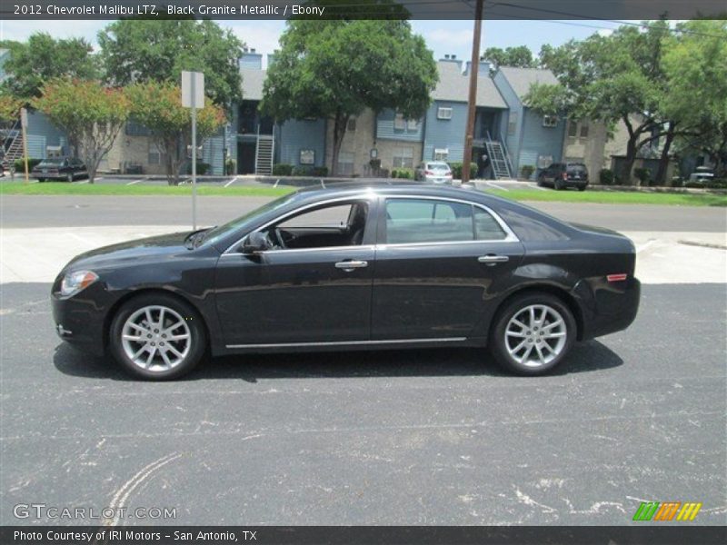 Black Granite Metallic / Ebony 2012 Chevrolet Malibu LTZ