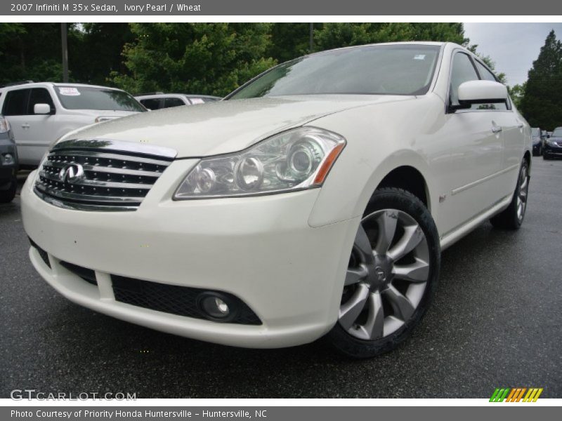 Ivory Pearl / Wheat 2007 Infiniti M 35x Sedan