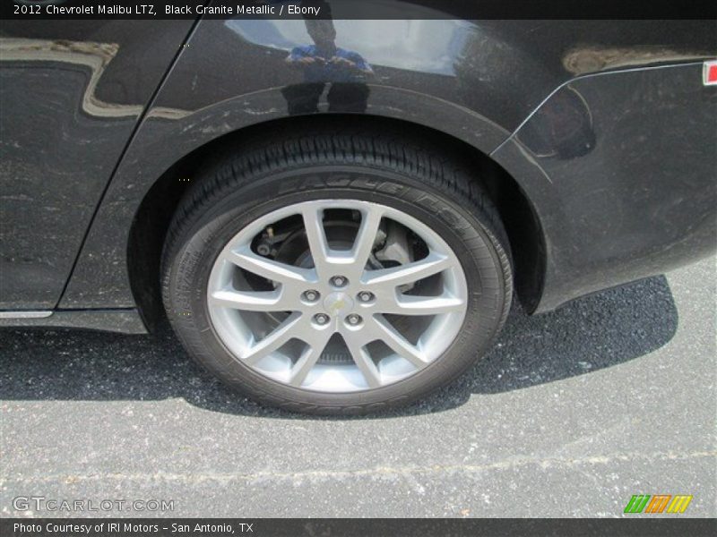 Black Granite Metallic / Ebony 2012 Chevrolet Malibu LTZ
