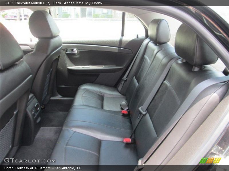 Black Granite Metallic / Ebony 2012 Chevrolet Malibu LTZ