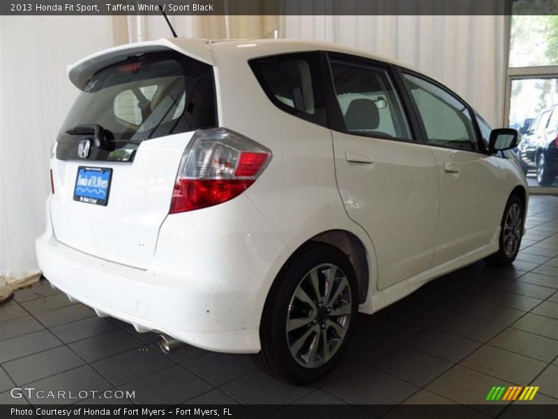 Taffeta White / Sport Black 2013 Honda Fit Sport