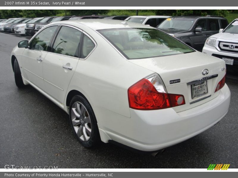 Ivory Pearl / Wheat 2007 Infiniti M 35x Sedan
