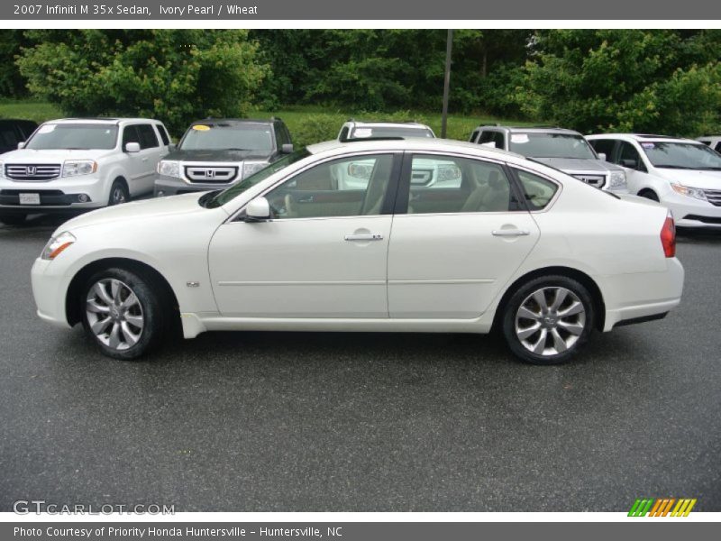 Ivory Pearl / Wheat 2007 Infiniti M 35x Sedan