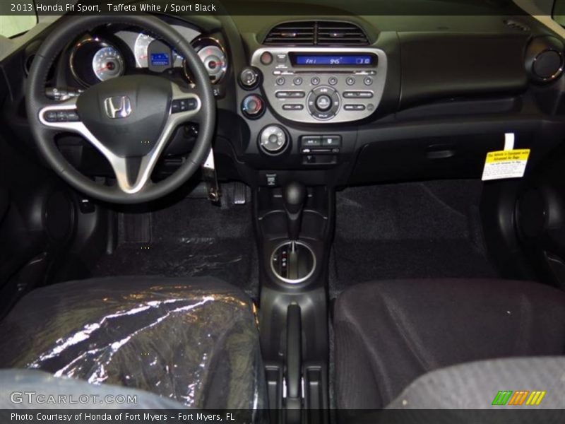 Taffeta White / Sport Black 2013 Honda Fit Sport