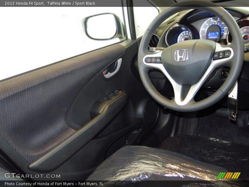 Taffeta White / Sport Black 2013 Honda Fit Sport