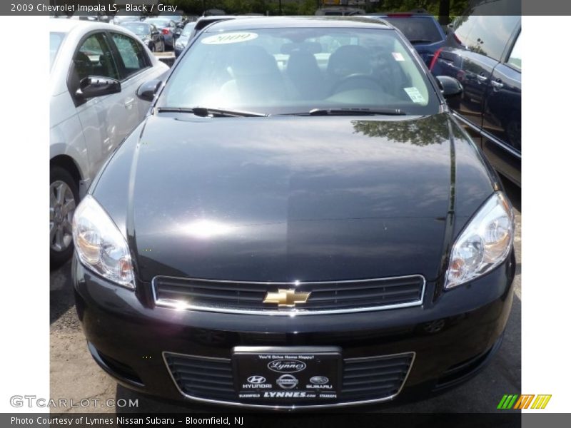 Black / Gray 2009 Chevrolet Impala LS