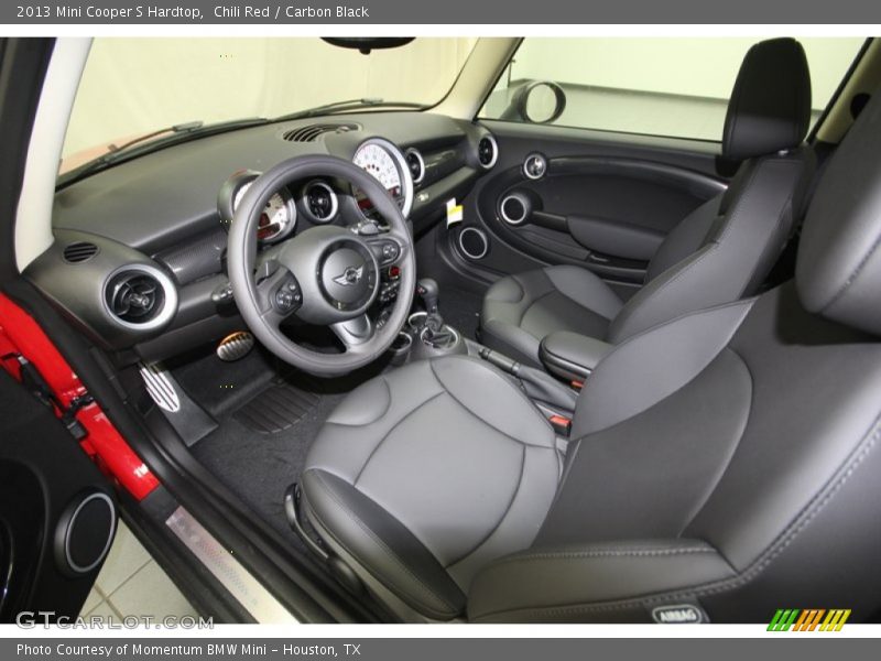 Chili Red / Carbon Black 2013 Mini Cooper S Hardtop