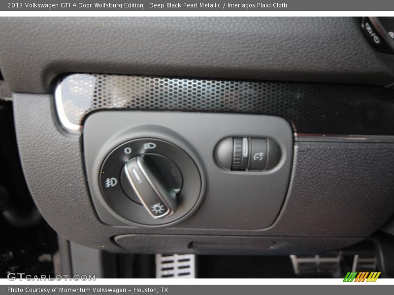 Deep Black Pearl Metallic / Interlagos Plaid Cloth 2013 Volkswagen GTI 4 Door Wolfsburg Edition