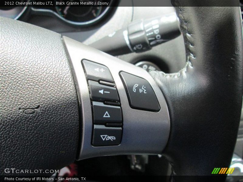 Black Granite Metallic / Ebony 2012 Chevrolet Malibu LTZ