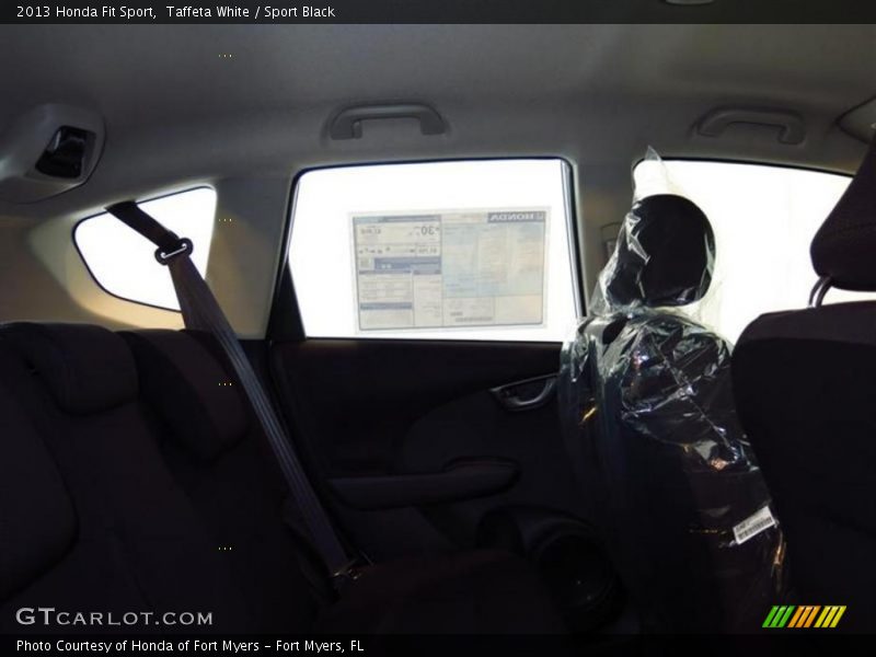 Taffeta White / Sport Black 2013 Honda Fit Sport