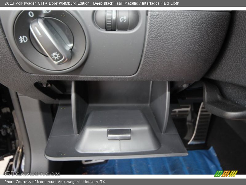 Deep Black Pearl Metallic / Interlagos Plaid Cloth 2013 Volkswagen GTI 4 Door Wolfsburg Edition
