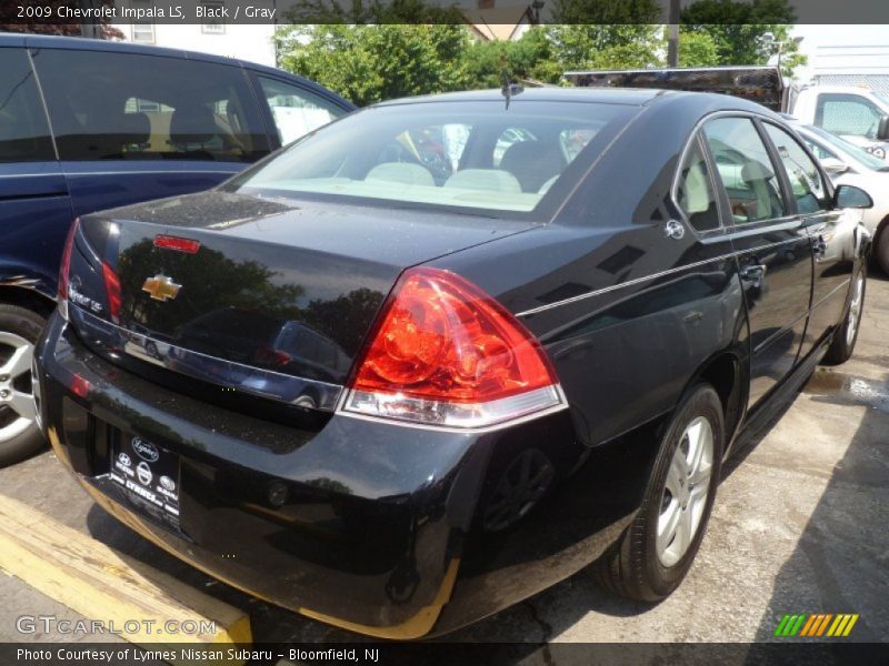 Black / Gray 2009 Chevrolet Impala LS