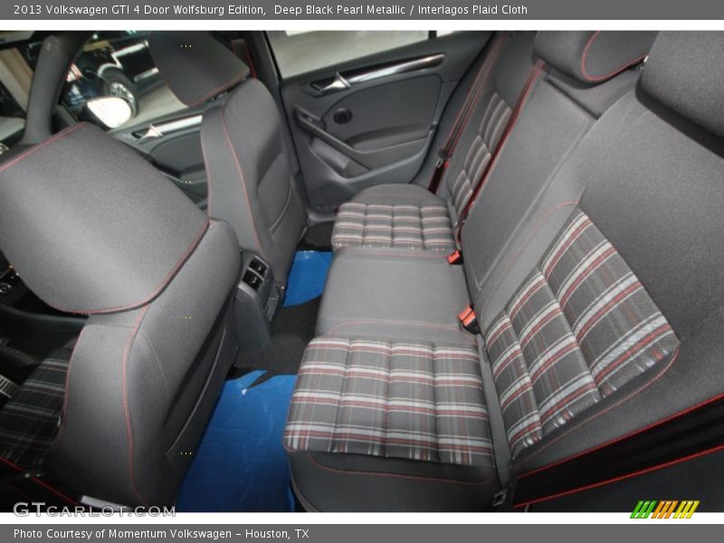 Deep Black Pearl Metallic / Interlagos Plaid Cloth 2013 Volkswagen GTI 4 Door Wolfsburg Edition